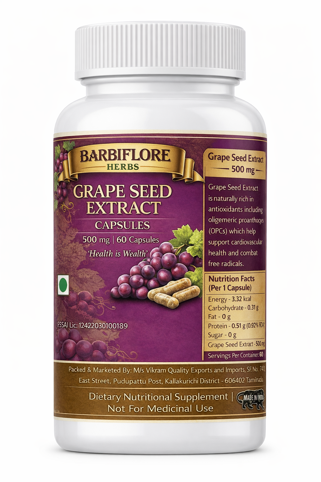 grape seed extract 60 pieces capsule grape seed extract 60 pieces capsule